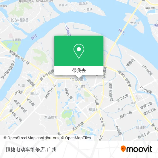 恒捷电动车维修店地图