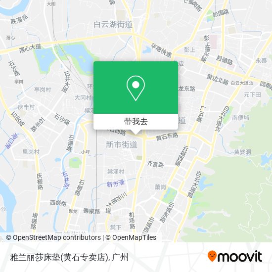 雅兰丽莎床垫(黄石专卖店)地图