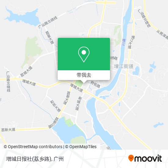 增城日报社(荔乡路)地图