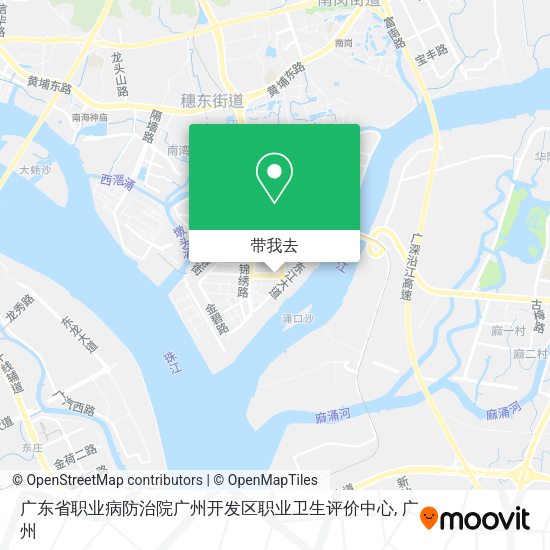 广东省职业病防治院广州开发区职业卫生评价中心地图