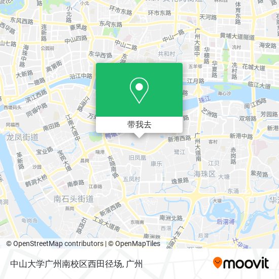 中山大学广州南校区西田径场地图