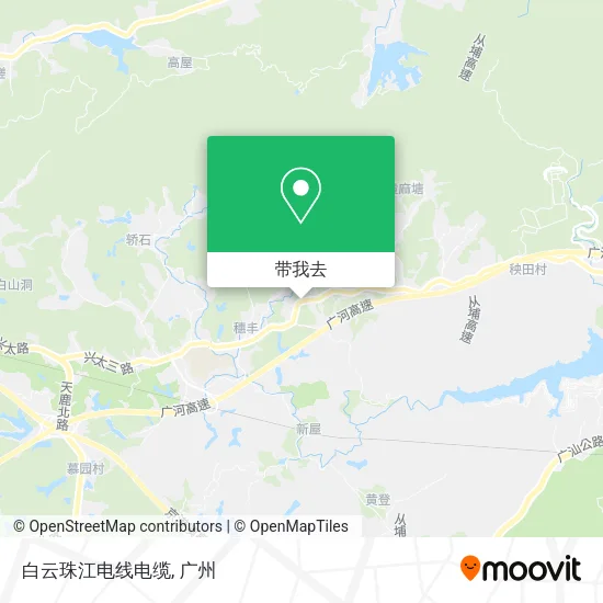 白云珠江电线电缆地图