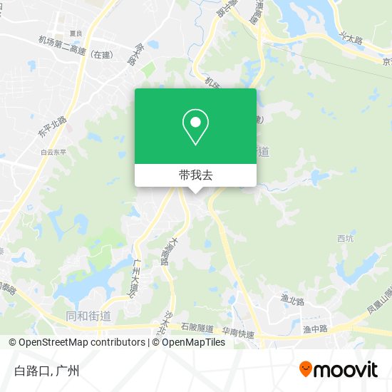 白路口地图