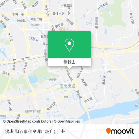 漫琪儿(百事佳亨晖广场店)地图