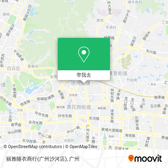 丽雅睡衣商行(广州沙河店)地图