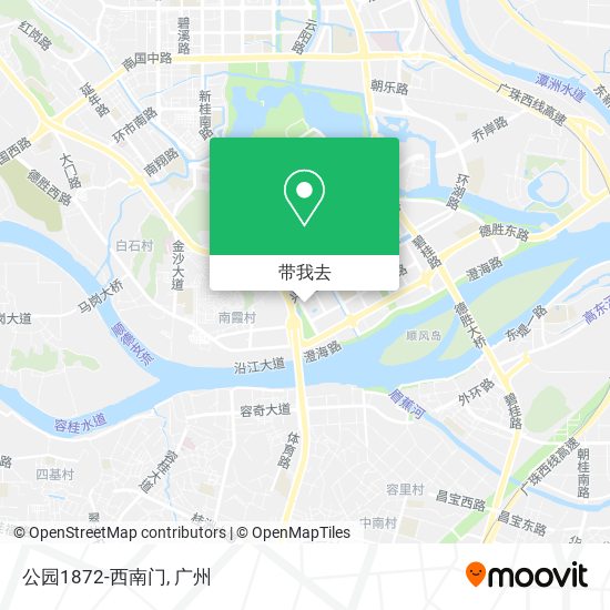 公园1872-西南门地图