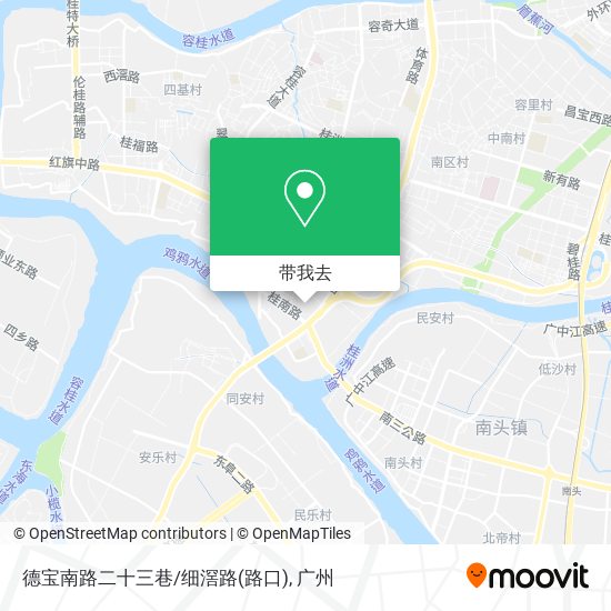 德宝南路二十三巷/细滘路(路口)地图
