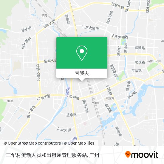 三华村流动人员和出租屋管理服务站地图