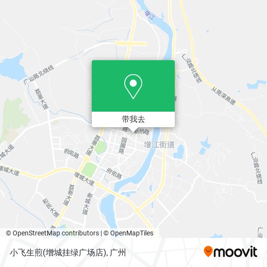 小飞生煎(增城挂绿广场店)地图