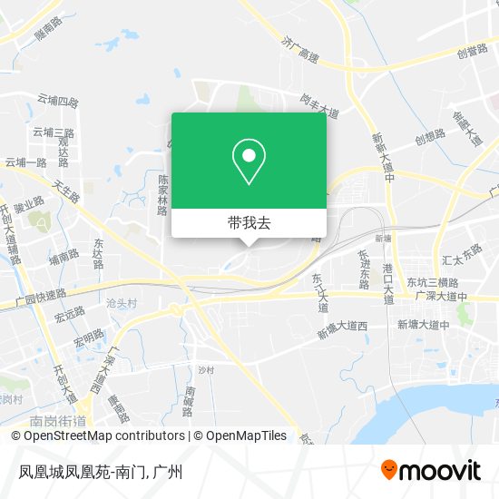 凤凰城凤凰苑-南门地图