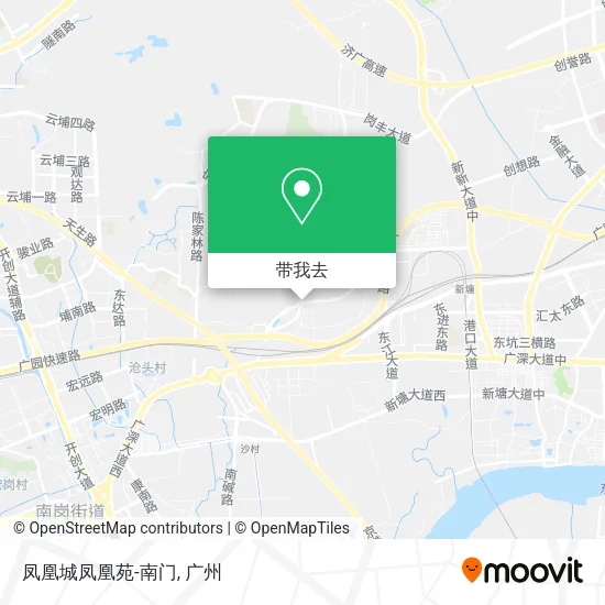 凤凰城凤凰苑-南门地图
