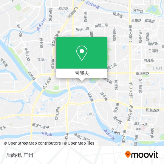 后岗街地图