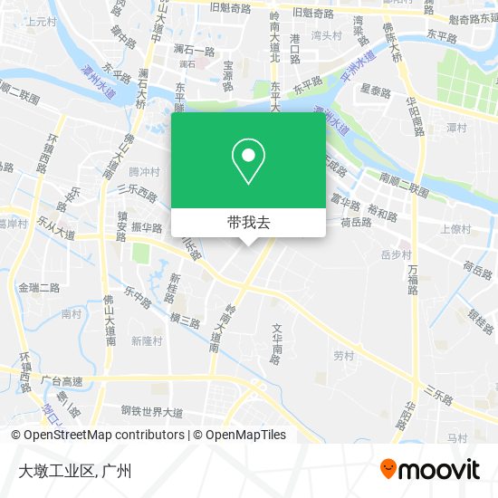 大墩工业区地图