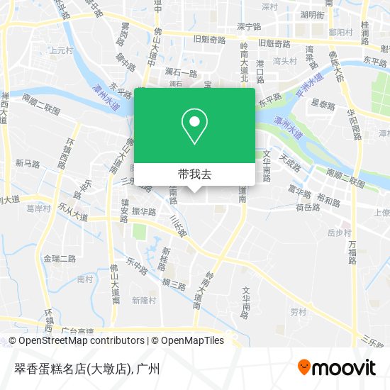 翠香蛋糕名店(大墩店)地图