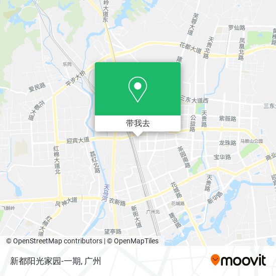 新都阳光家园-一期地图