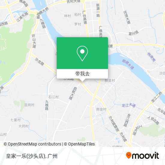 皇家一乐(沙头店)地图