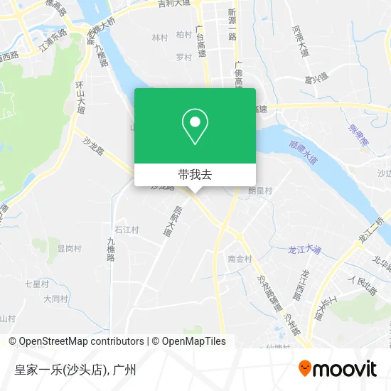 皇家一乐(沙头店)地图