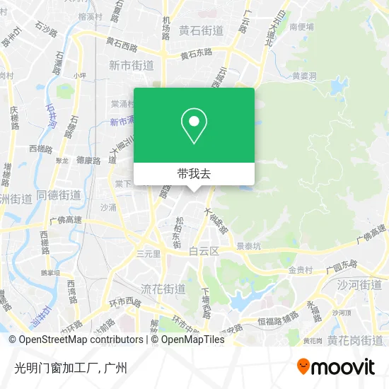 光明门窗加工厂地图