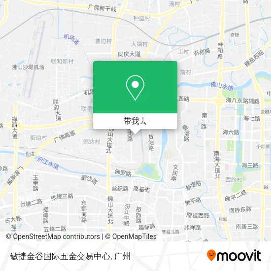 敏捷金谷国际五金交易中心地图