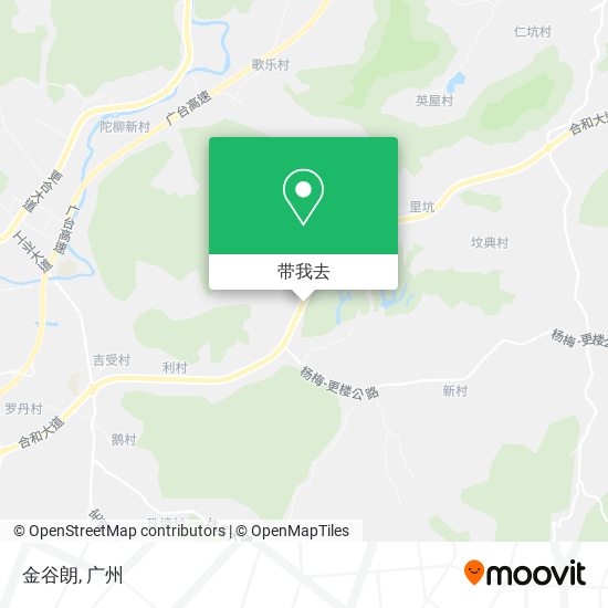 金谷朗地图