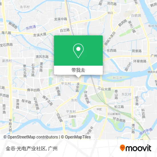 金谷·光电产业社区地图