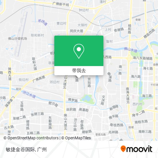 敏捷金谷国际地图