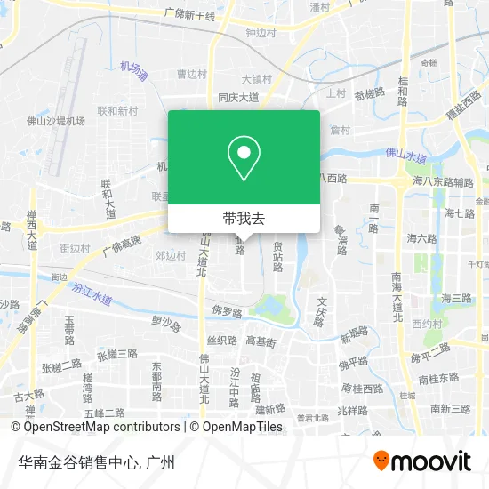 华南金谷销售中心地图