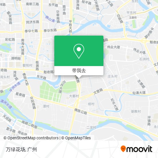 万绿花场地图