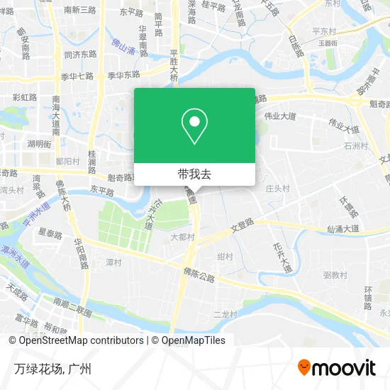 万绿花场地图