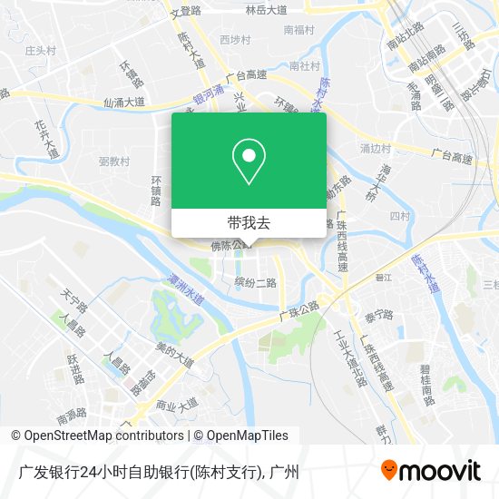 广发银行24小时自助银行(陈村支行)地图