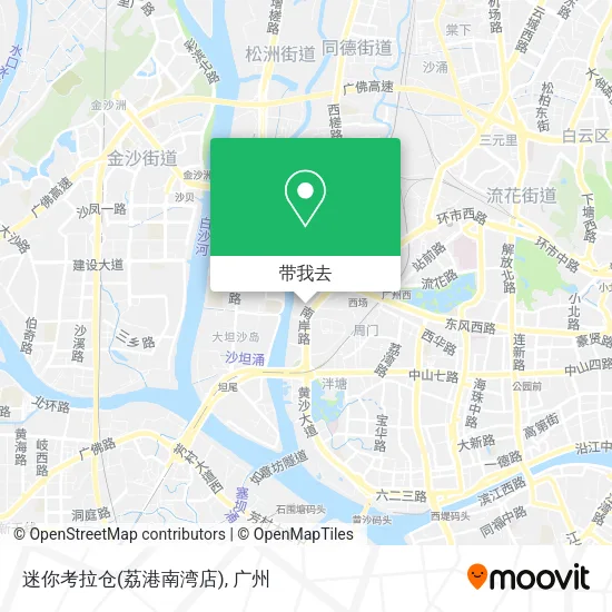 迷你考拉仓(荔港南湾店)地图
