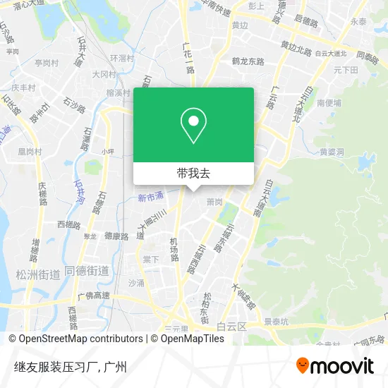 继友服装压习厂地图