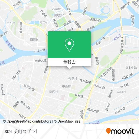 家汇美电器地图