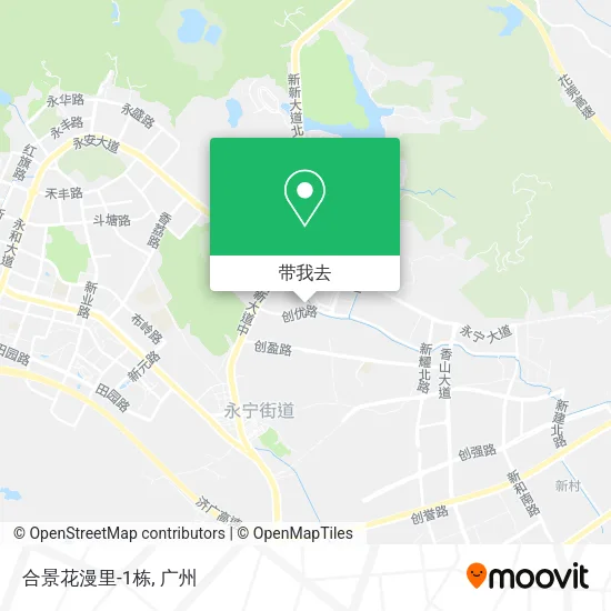 合景花漫里-1栋地图