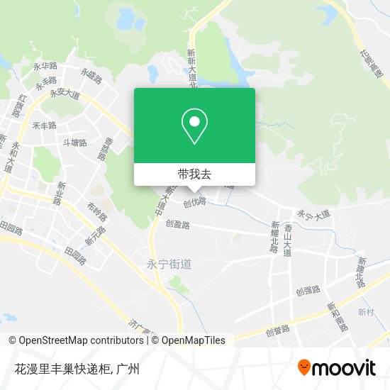 花漫里丰巢快递柜地图