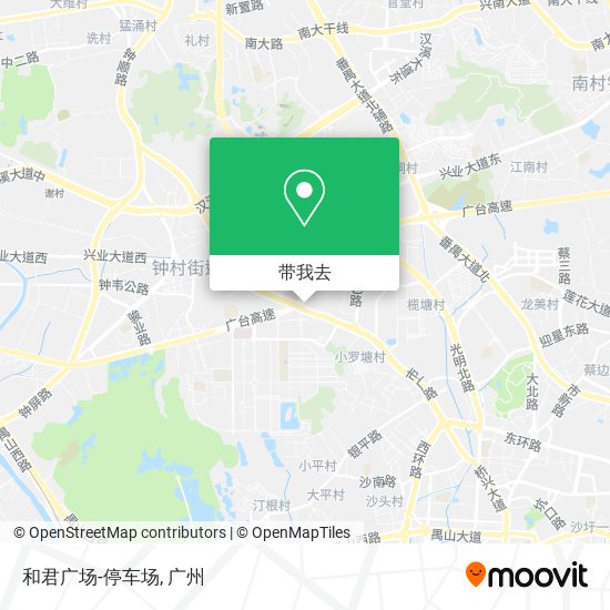 和君广场-停车场地图