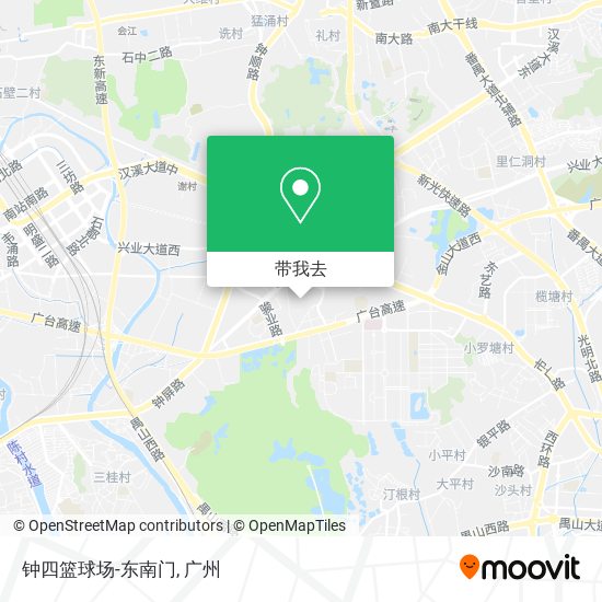 钟四篮球场-东南门地图