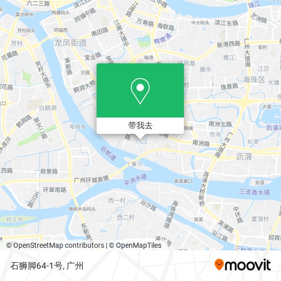 石狮脚64-1号地图