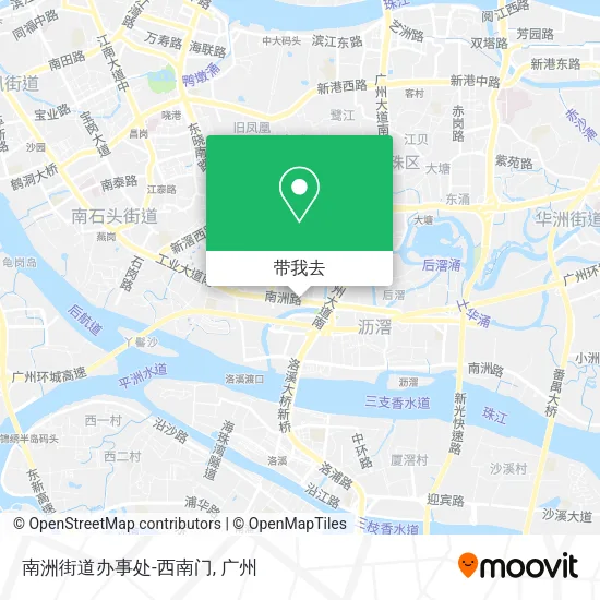 南洲街道办事处-西南门地图