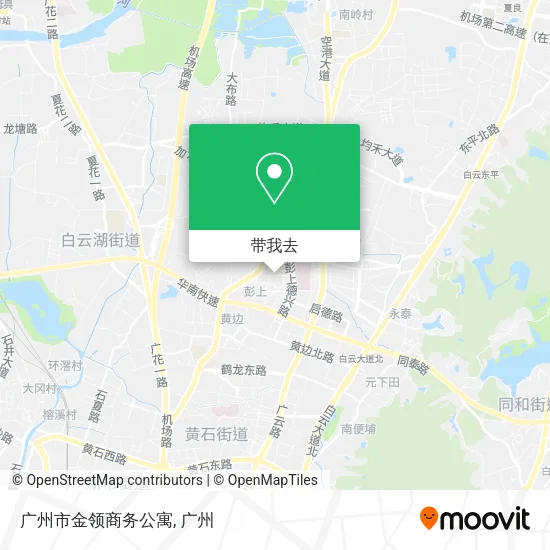 广州市金领商务公寓地图