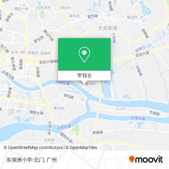 东湖洲小学-北门地图