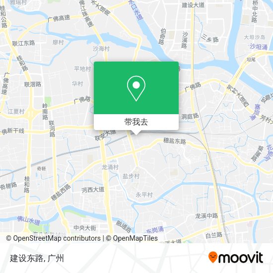 建设东路地图
