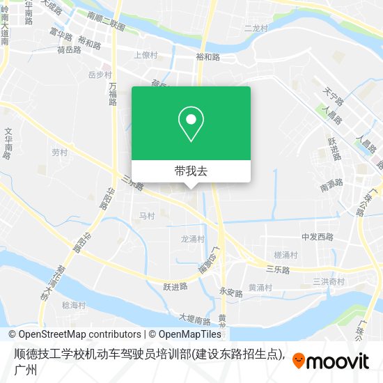 顺德技工学校机动车驾驶员培训部(建设东路招生点)地图