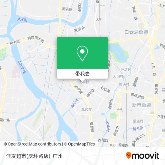 佳友超市(庆环路店)地图