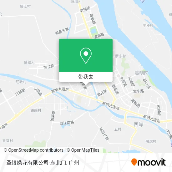 圣银绣花有限公司-东北门地图