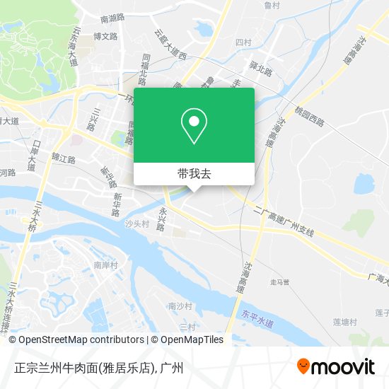 正宗兰州牛肉面(雅居乐店)地图