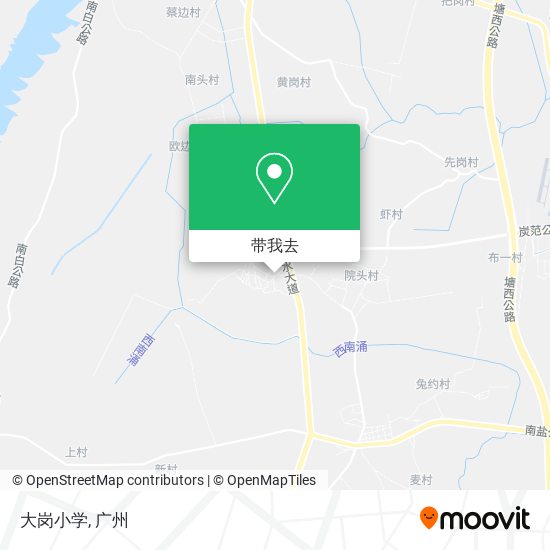 大岗小学地图