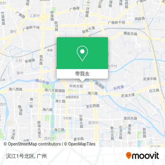 滨江1号北区地图