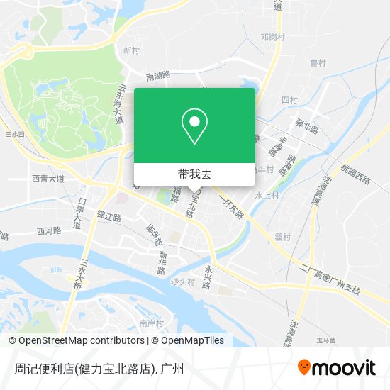 周记便利店(健力宝北路店)地图