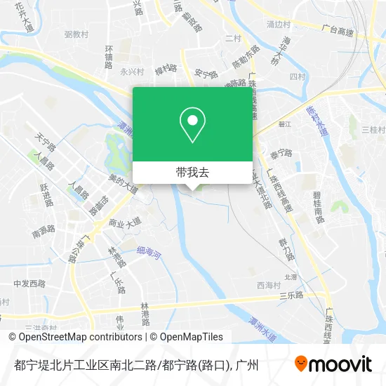 都宁堤北片工业区南北二路/都宁路(路口)地图